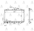 HYUNDAI ACCENT SU RADYATÖRÜ 95-00 1.3 OTOMATİK MÜŞÜR DELİKLİ (Brazing) MAHER