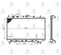MAZDA 323 SU RADYATÖRÜ 90-95 OTOMATİK 1.6 H.B. (Brazing) MAHER