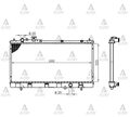 MAZDA 323 SU RADYATÖRÜ 98/- MANUEL 1.51.8 FAMILIA (Brazing) MAHER