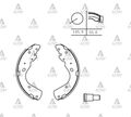 MAZDA B2500 ARKA FREN BALATASI 01-06 4X4  BT-50 4X4  RANGER PABUÇLU MAHER
