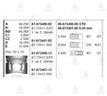 MITSUBISHI L200 PİSTON SEKMANLI 06/-  16V TDİ 1-3 STD GOETZE