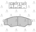 TOYOTA HILUX ÖN FREN BALATASI 08/- 4X2  PAJERO 3.2 07/- MAHER