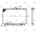 MITSUBISHI CARISMA SU RADYATÖRÜ 96-05 1.6  1.8 BENZİNLİ OTOMATİK (Brazing) MAHER