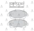 TOYOTA AVENSIS ÖN FREN BALATASI 03/-   COROLLA VERSO 03/-  (EKSTRA KARBONLU) MAHER