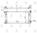 TOYOTA AVENSIS SU RADYATÖRÜ 03/- MANUEL 2.0 VVTI (Brazing) MAHER