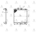 HONDA CIVIC SU RADYATÖRÜ 92-00 MANUEL 16mm (Brazing) MAHER