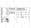 TOYOTA COROLLA PİSTON SEKMANLI 08/- 1ZR-FE  AVENSIS  1ZR-FAE STD GOETZE