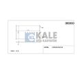 HONDA KLİMA RADYATÖRÜ CIVIC 01-06 615x360x16 KALE