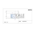 HONDA KLİMA RADYATÖRÜ CRV 07-12 705x364x16 KALE
