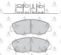 HONDA ACCORD ÖN FREN BALATASI 90-01  CRV 97-01 MAHER
