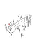 AUDI A3 ÇAMURLUK BRAKETİ SAĞ 13- IOE-VW 8V5821468B