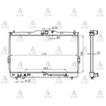 HYUNDAI SANTAFE SU RADYATÖRÜ 03/-  DİZEL OTOMATİK 26mm (Brazing) MAHER-MHR-10634