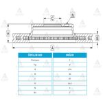 HYUNDAI STAREX ÖN FREN DİSKİ  LİBERO 03/-   KMY 05/- 275mm MAHER-MHR-03771