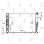 HYUNDAI TUCSON SU RADYATÖRÜ 03/-  DİZEL OTOMATİK  SPORTAGE 22mm (Brazing) MAHER-MHR-10654