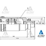 HYUNDAI ACCENT AKS KAFASI İÇ 06/-  ERA 24+2*42*33 DİZEL SAĞ MAHER