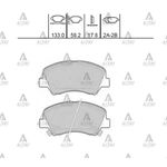 FREN BALATASI oN-( HYUNDAI: ACENT-BLUE 1218 ELANTRA 1115 I20 1518 KIA: RIO 1216 ) *** H350 MINUBUS ARKA BALATA 1518 ***