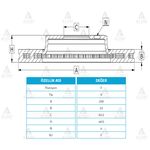 HYUNDAI ACCENT ÖN FREN DİSKİ ERA  RIO 05/-  i20 256mm MAHER-MHR-03613