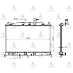 HYUNDAI ACCENT SU RADYATÖRÜ 06/-  ERA BENZİNLİ MANUEL (Brazing) MAHER-MHR-10457