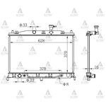 HYUNDAI ACCENT SU RADYATÖRÜ 06/-  ERA BENZİNLİ OTOMATİK (Brazing) MAHER-MHR-10456