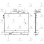 HYUNDAI GETZ SU RADYATÖRÜ 03-06 DİZEL MANUEL (Brazing) MAHER-MHR-10544