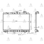 HYUNDAI SONATA SU RADYATÖRÜ 90-94 OTOMATİK (Brazing) MAHER-MHR-10636