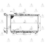 HYUNDAI SONATA SU RADYATÖRÜ 98-05 OTOMATİK (Brazing) MAHER-MHR-10638