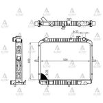 BONGO SU RADYAToRu 97-04  K-2700 04= 32mm (Brazing)