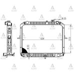 KIA PREGIO SU RADYATÖRÜ 26mm (Brazing) MAHER-MHR-10617