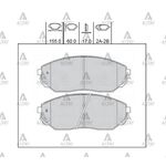 KIA SORENTO ÖN FREN BALATASI 02-09 MAHER-MHR-00079