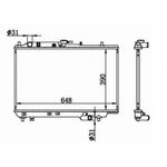 MAZDA 323 SU RADYATÖRÜ 90-95 MANUEL 1.6 SEDAN (Brazing) MAHER-MHR-10431