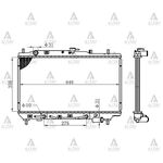 SU RADYAToRu-(BRAZING)-( MAZDA: 323 HB 9096 1.6 B6 ) *** OTOMATIK ***