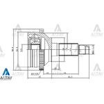 MAZDA 626 AKS KAFASI 98-01 ABSLİ 28*30*56 MAHER-MHR-01722