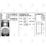 B-2500 PiSTON SEKMANLI cELiK TURBO 0.50