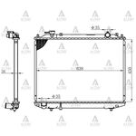B-2500 SU RADYAToRu 96-05  05= BT-50 4x4  FORD RANGER 96-06  06= 4x4 26mm (Brazing)