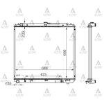 SU RADYAToRu-( NISSAN NAVARA 0511 - PATHFINDER 0511  OTOMATIK  ) *** 26MM  BRAZING ***