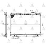NISSAN PICKUP SU RADYATÖRÜ 97-02 D-22 (Brazing) MAHER-MHR-10607