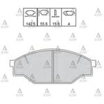 FREN BALATASI oN-( TOYOTA: HILUX LN85 LN145 88-04  2WD   HIACE 9098 )