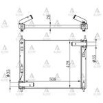 NISSAN JUKE SU RADYATÖRÜ 1.6 BENZİNLİ MANUEL (Brazing) MAHER-MHR-10587