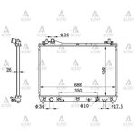 SUZUKI GRAND VITARA SU RADYATÖRÜ 04/- 1.9D F9Q OTOMATİK 26mm (Brazing) MAHER-MHR-10557