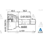 SUZUKI VITARA AKS KAFASI 88-05 26*48*22 MAHER