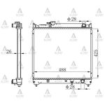 VITARA SU RADYAToRu 88-97 1.6 5 KAPI MANUEL 26mm (Brazing)