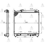 VITARA SU RADYAToRu 88-97 1.6 5 KAPI OTOMATiK 26mm (Brazing)