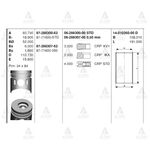 MITSUBISHI CANTER 515 635 PİSTON SEKMANLI STD GOETZE-GOE-87-71600-STD