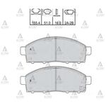 MITSUBISHI L200 ÖN FREN BALATASI 06-17 MAHER-MHR-00055