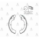 MITSUBIS FREN BALATA CARISMA  96-00 PABUÇ ARKA MR249576