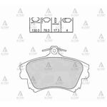 MITSUBIS FREN BALATA CARISMA 00-06 / COLT 04-11 / VOLVO S40 / V40 ÖN 30623259
