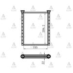 TOYOTA AVENSIS KALORİFER RADYATÖRÜ 98-02 MAHER