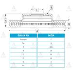 TOYOTA CORONA ÖN FREN DİSKİ 93/- AT-191  CARINA  CELİCA 93-99 255mm MAHER-MHR-03675