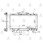 TOYOTA CORONA SU RADYATÖRÜ 93-98 OTOMATİK (Brazing) MAHER