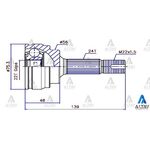 YARIS AKS KAFASI 99= 1.3 ABSLi 24*22*56